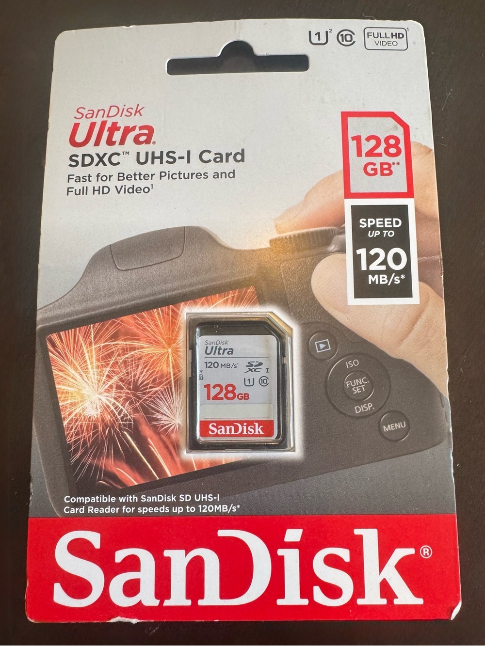 Sandisk Ultra 128 GB SD card